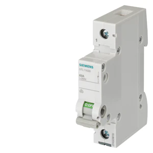 siemens Bryter 1-pol/40a 230v