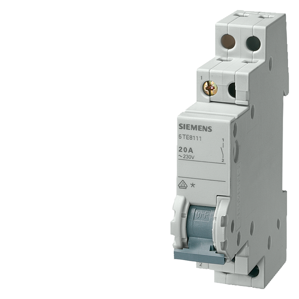 BRYTER 1-POL 20A B=18MM