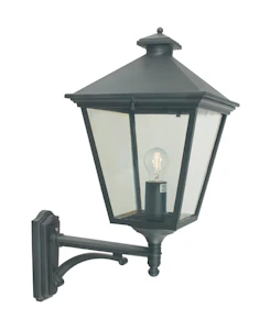 norlys London 490 sort vegglampe / utelampe