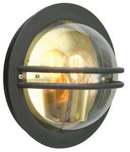 norlys Bremen 630 sort vegglampe / utelampe