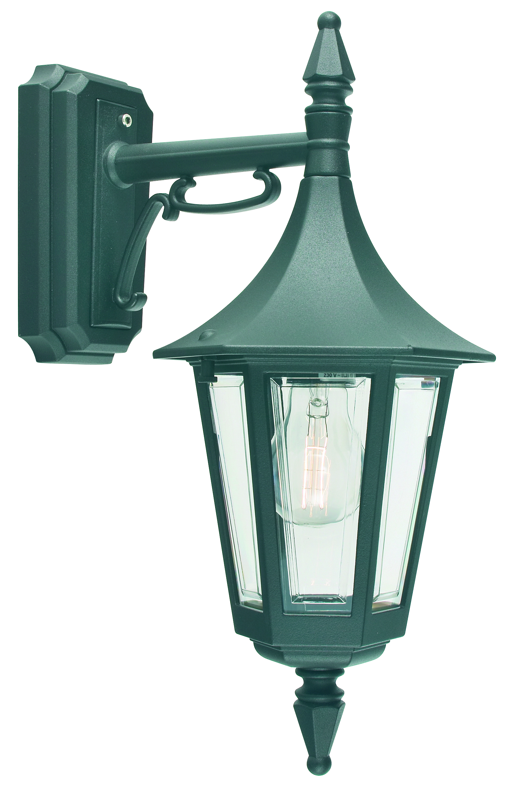 norlys Rimini 2591 sort vegglampe / utelampe