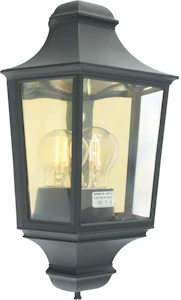 norlys Glasgow 730 sort vegglampe / utelampe