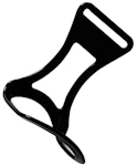HAMMERHOLDER, SORT 9082 SNIC