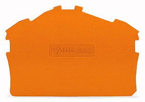 wago Topjob s ende/skilleplate oran 2002-6392