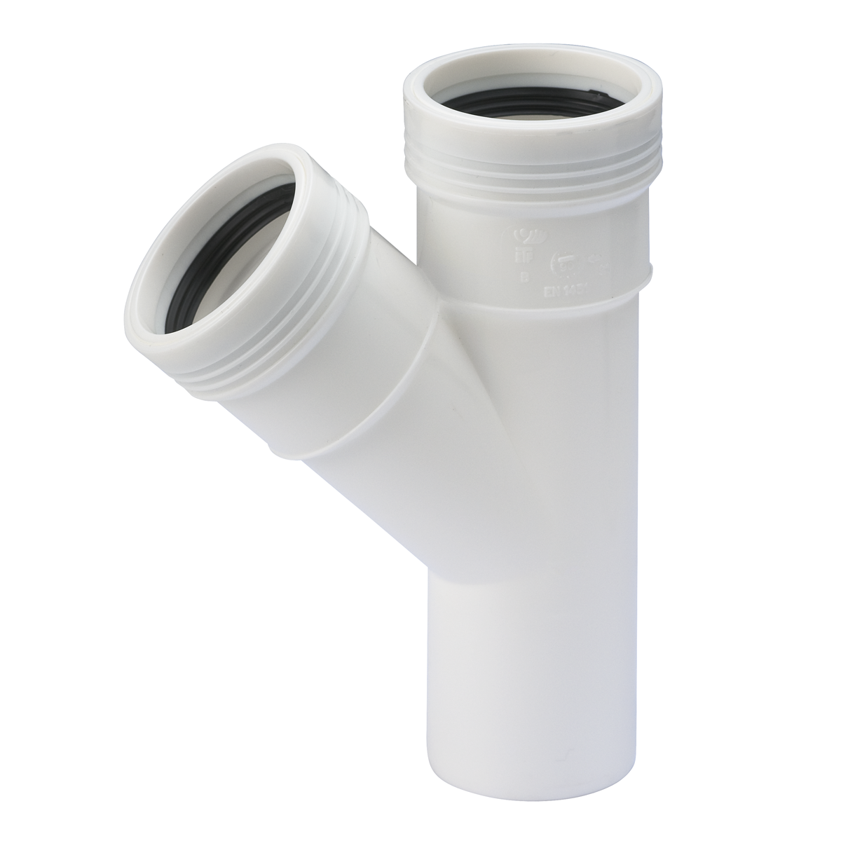 TRIŠAKIS HT/PP D40/40X45°, SPALVA - BALTA