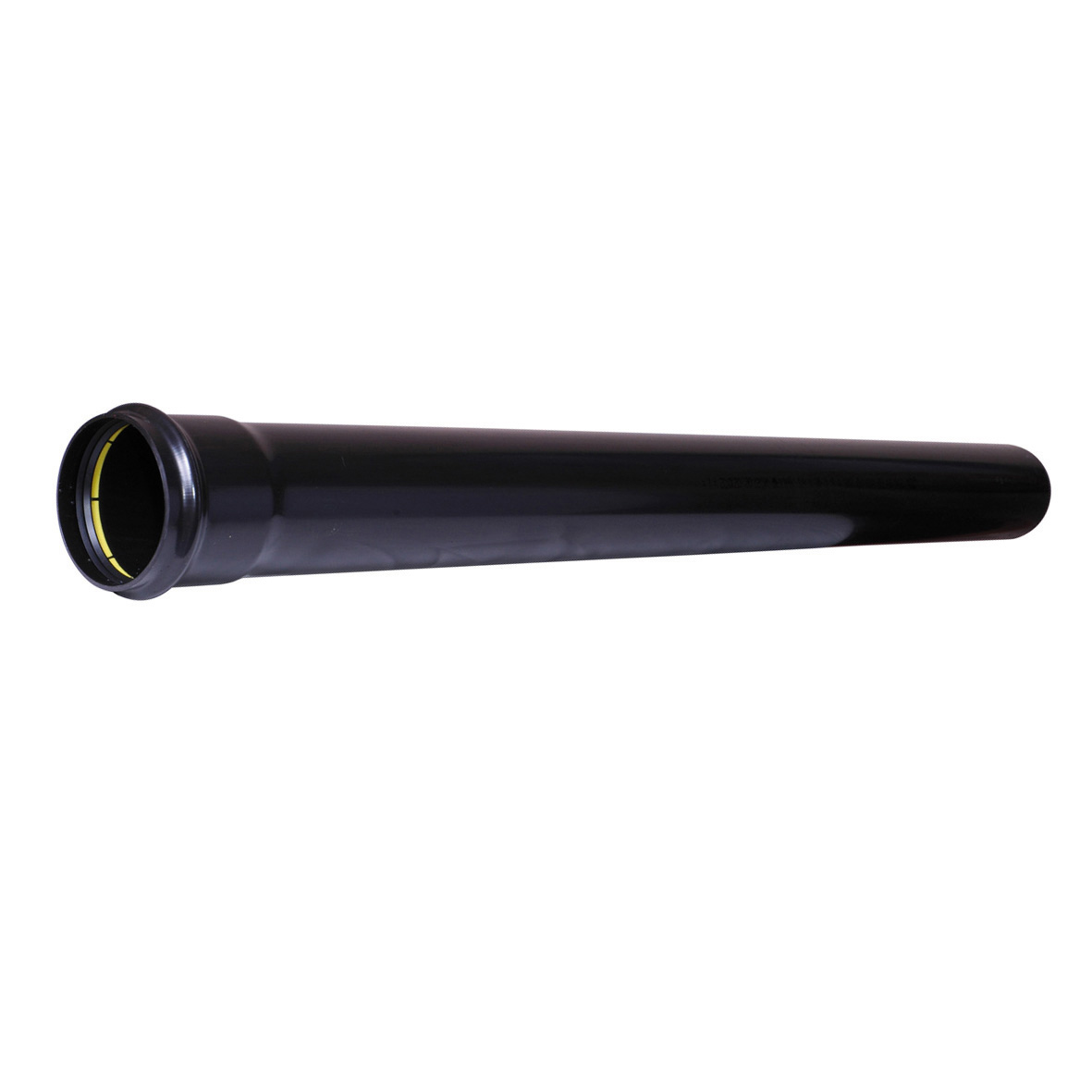 pipelife 200mm - 6m pvc grunnavløpsrør /overvann sn8 sort m/sewerlock