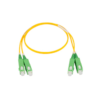 nexans Snor dobbel sc/apc-sc/apc 5m, gul