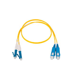 nexans Snor dobbel sc/upc-lc/upc 1m, gul