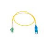 SNOR ENKEL SC/UPC-LC/APC 1M, GUL