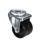 Transporthjul for gulvskap m/doble valser