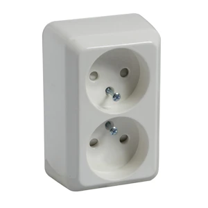 schneider electric Socket outlet artic 2-part unearth screw surf