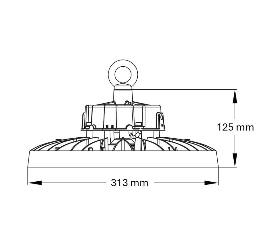 onnline Syväsäteilijä onnbay ii ip65 34000lm 200w 3cct 90d