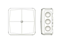 JUNCTION BOX ONNLINE HF 2,5MM IP65 WHITE
