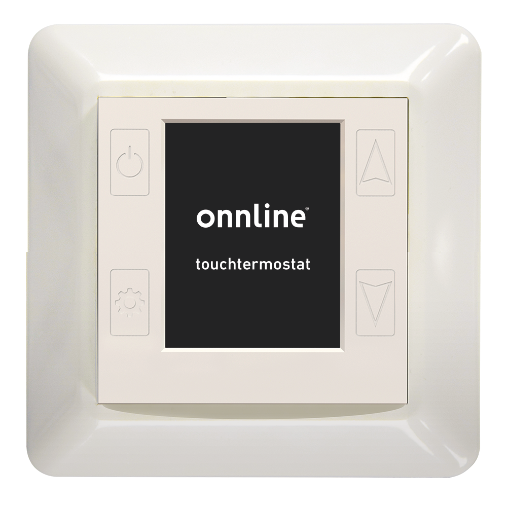 Onnline termostat med touch 2300VA 2-pol polarhvit
