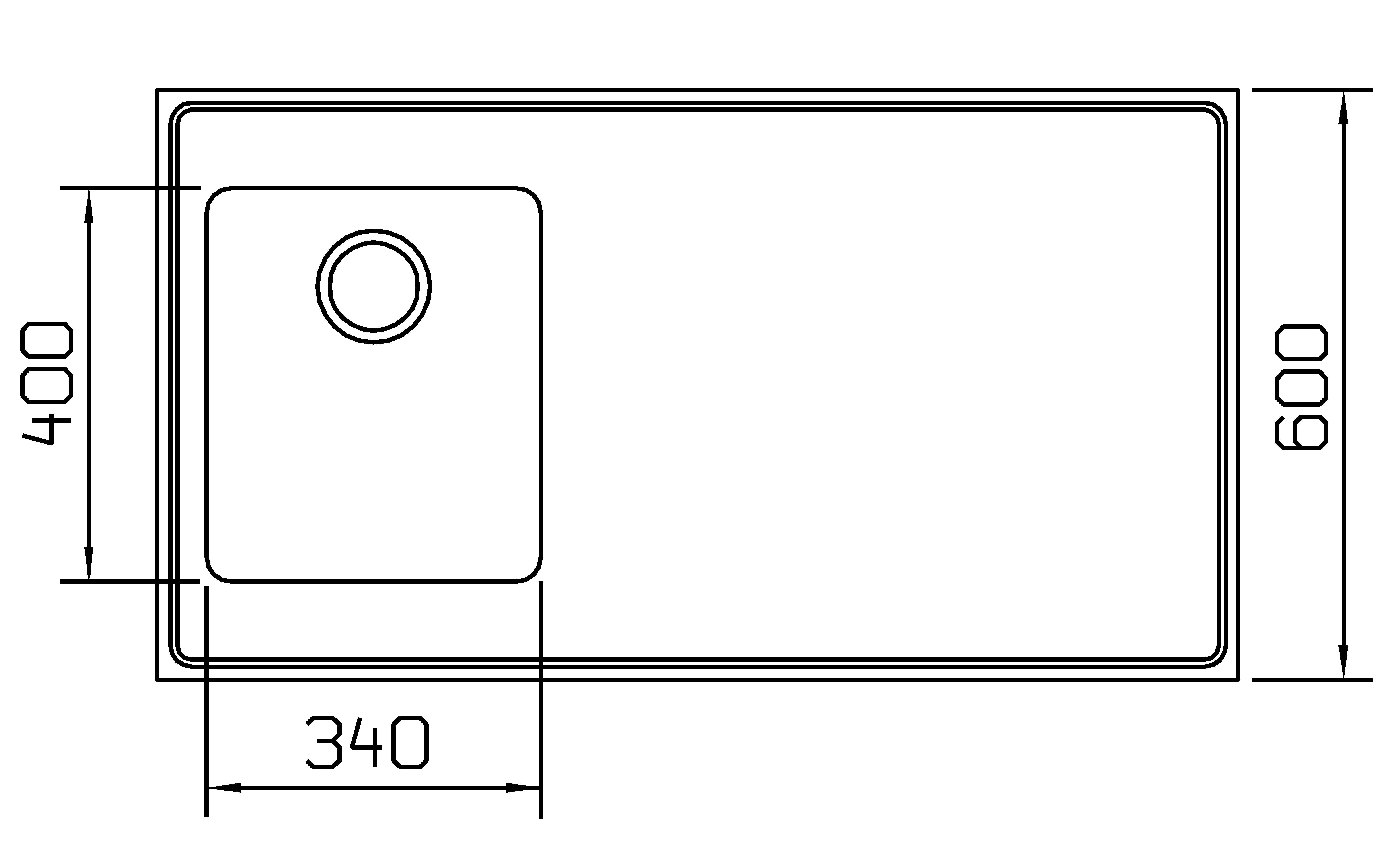 franke Worktop sink franke quatro-m pellava 713-150 3 1/2