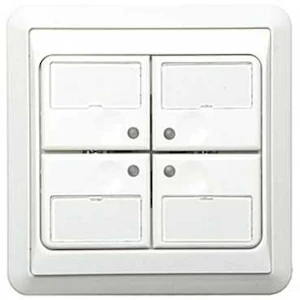 schneider electric Klenspänningsknapp artic 4-pol vit