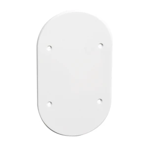 schneider electric Dekklokk 2 hull, tett, polarhvit
