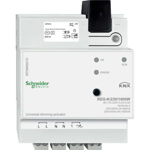 schneider electric Dimmer knx uni.dim.act./230/1000w