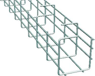 WIRE MESH CABLE TRAY DEFEM 120/130 ACID-PROOF Z-PROFILE