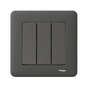 schneider electric Strömställare exxact 3-pol (1+1+1), antrasit diy