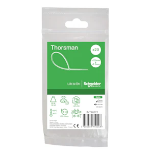 schneider electric Johdinside thorsman 100x2.5mm kirkas 20 kpl