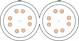 schneider electric Data cable-hf cat6 lxo 250 u/ftp 4x2x0,5 k1000