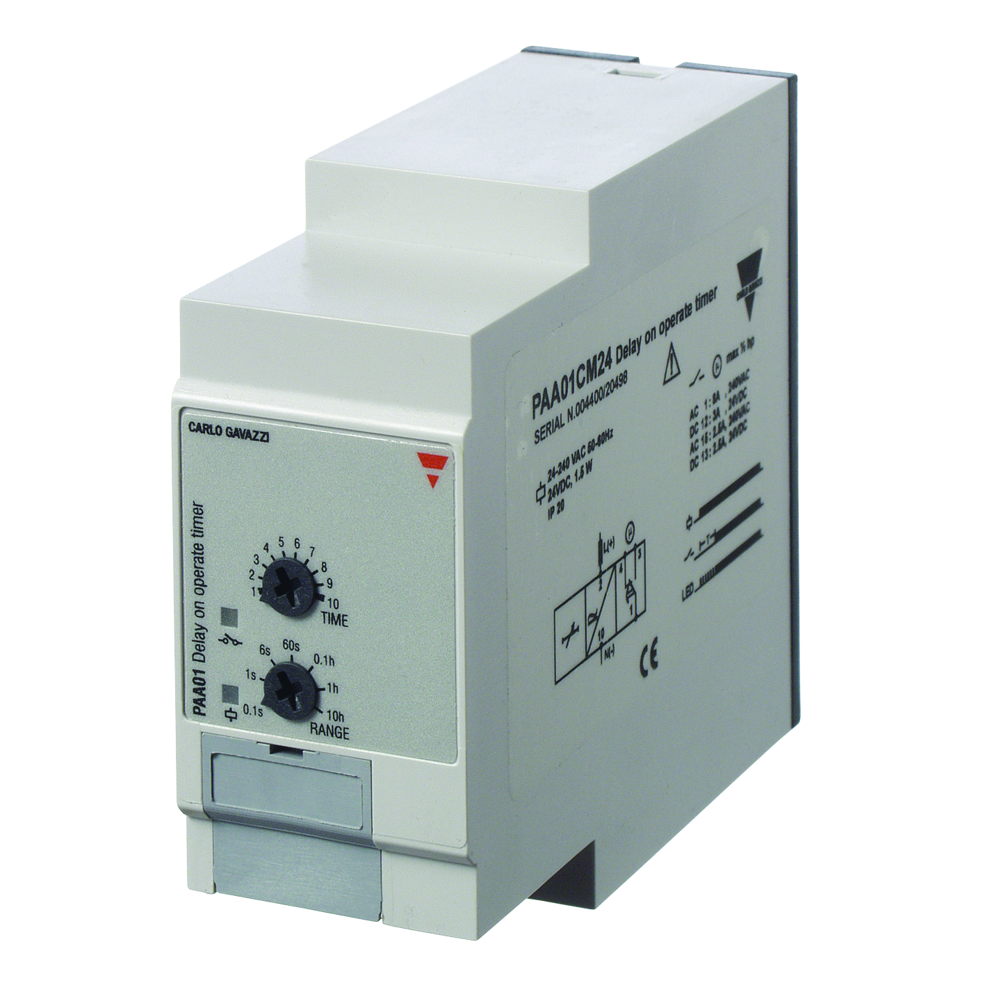 carlo gavazzi Tidsrele forsinket inn