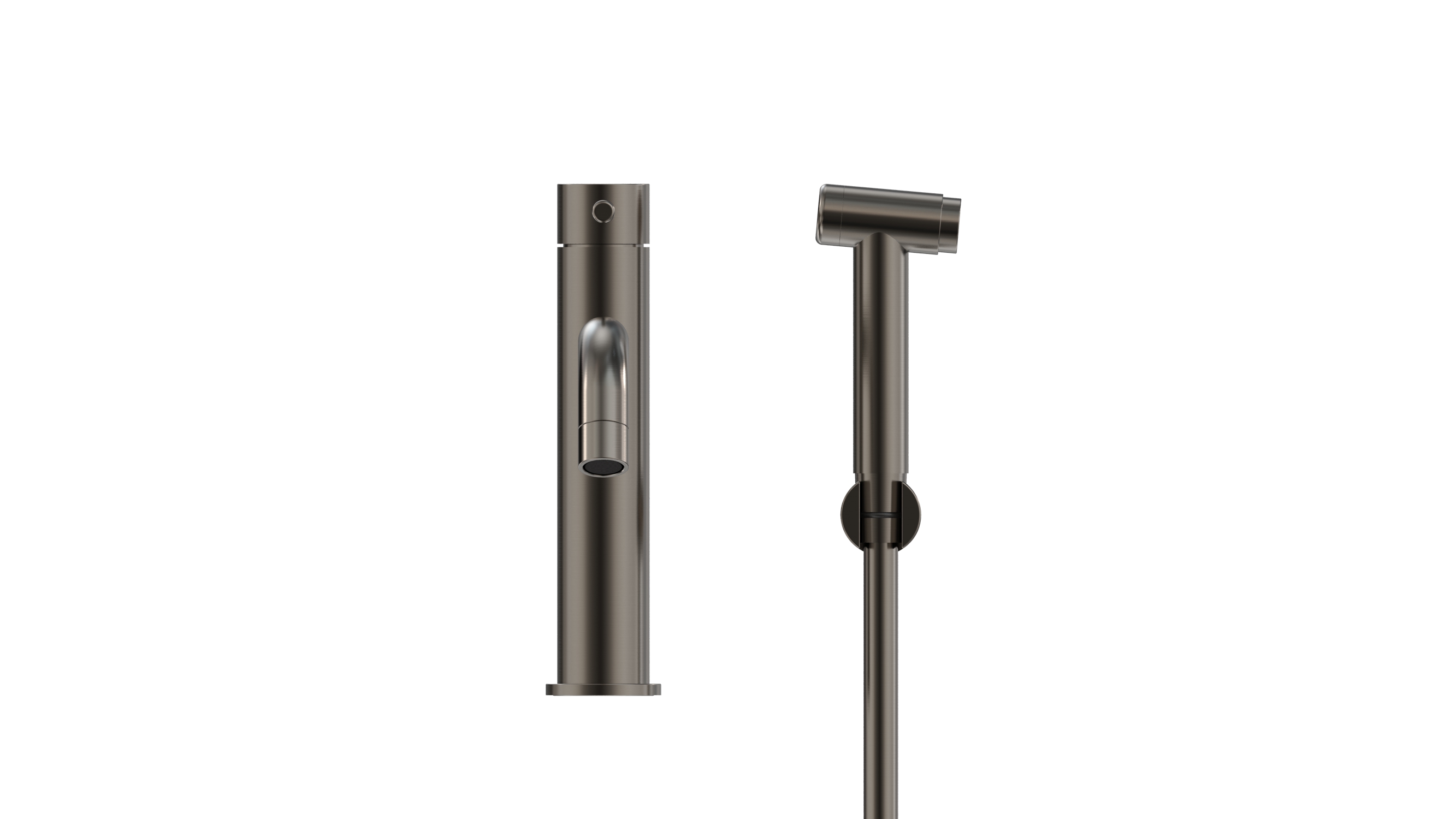 tammiholma Tvättställblandare inox a1 bidé gun metal