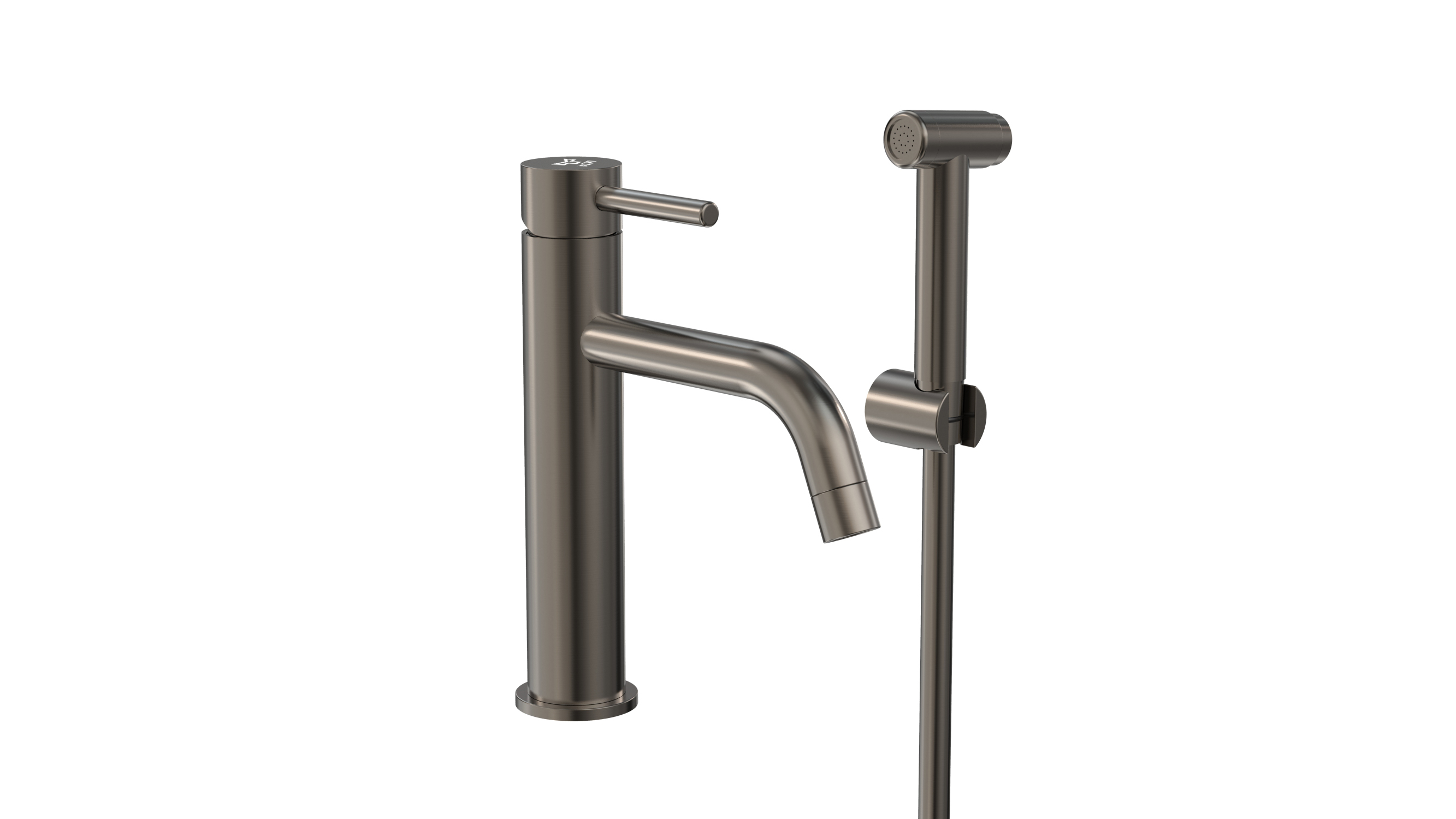 tammiholma Tvättställblandare inox a1 bidé gun metal