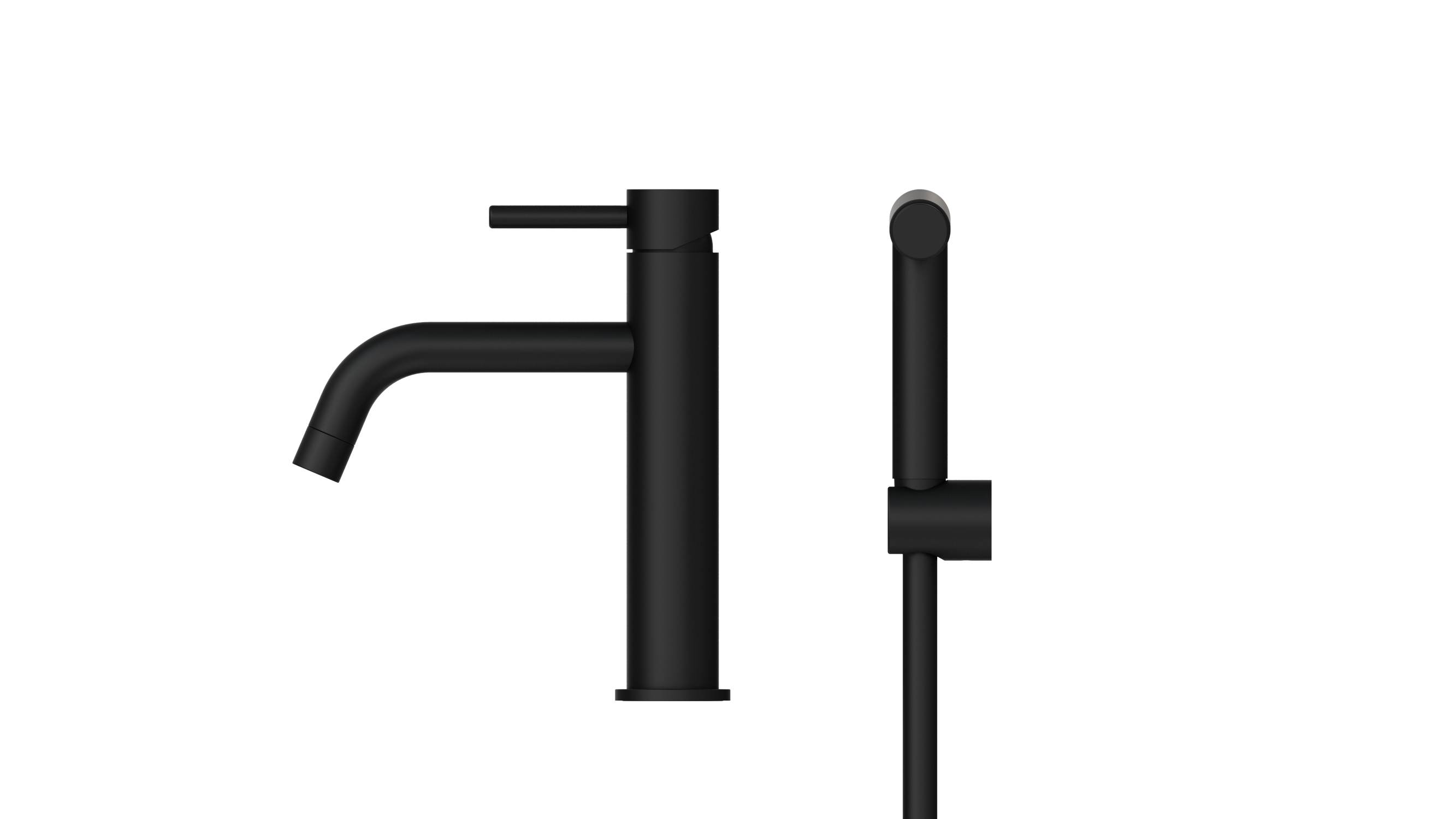 BASIN FAUCET INOX A1 BIDET MATT BLACK