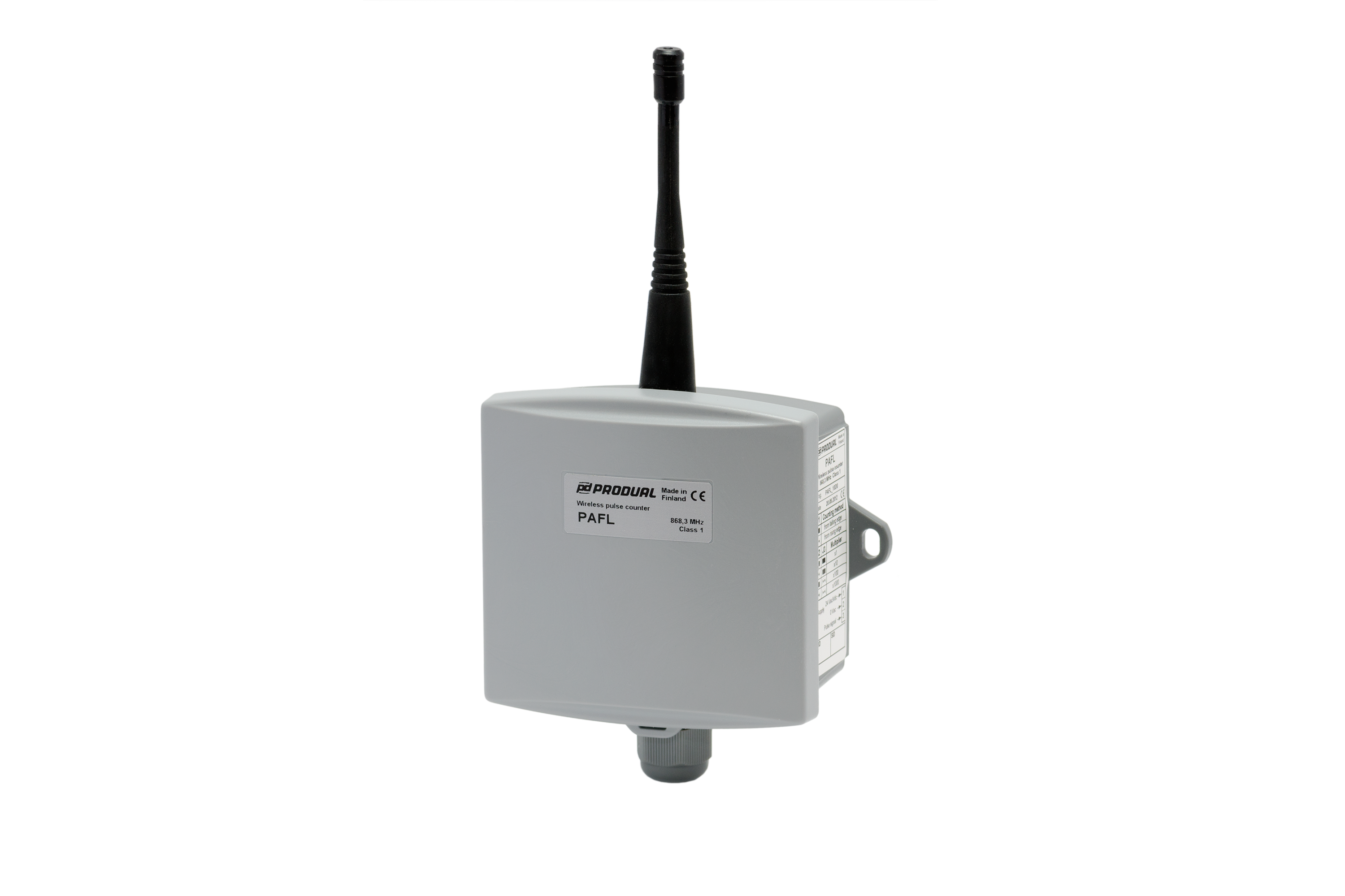 produal Wireless pulse counter pafl