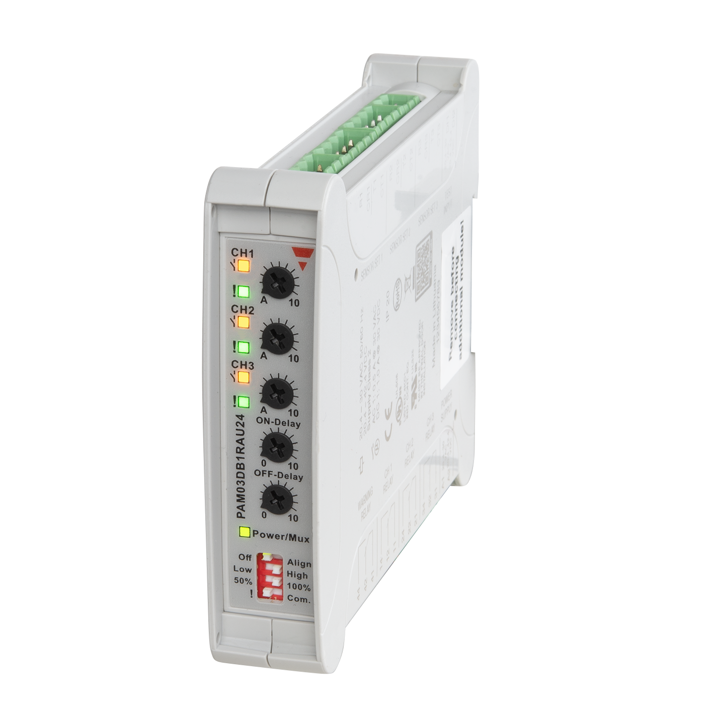 Fotocelleforsterker 3-kanals 24VAC/DC