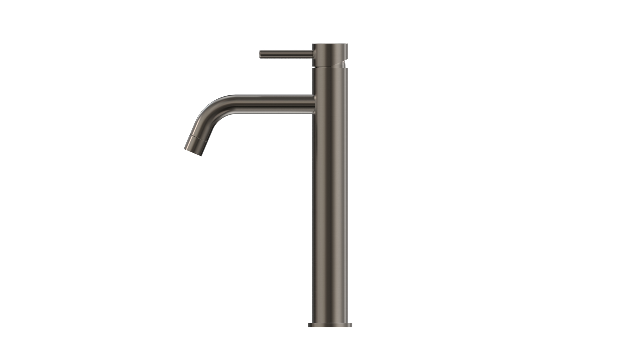 BASIN FAUCET INOX Q1 TALL GUN METAL