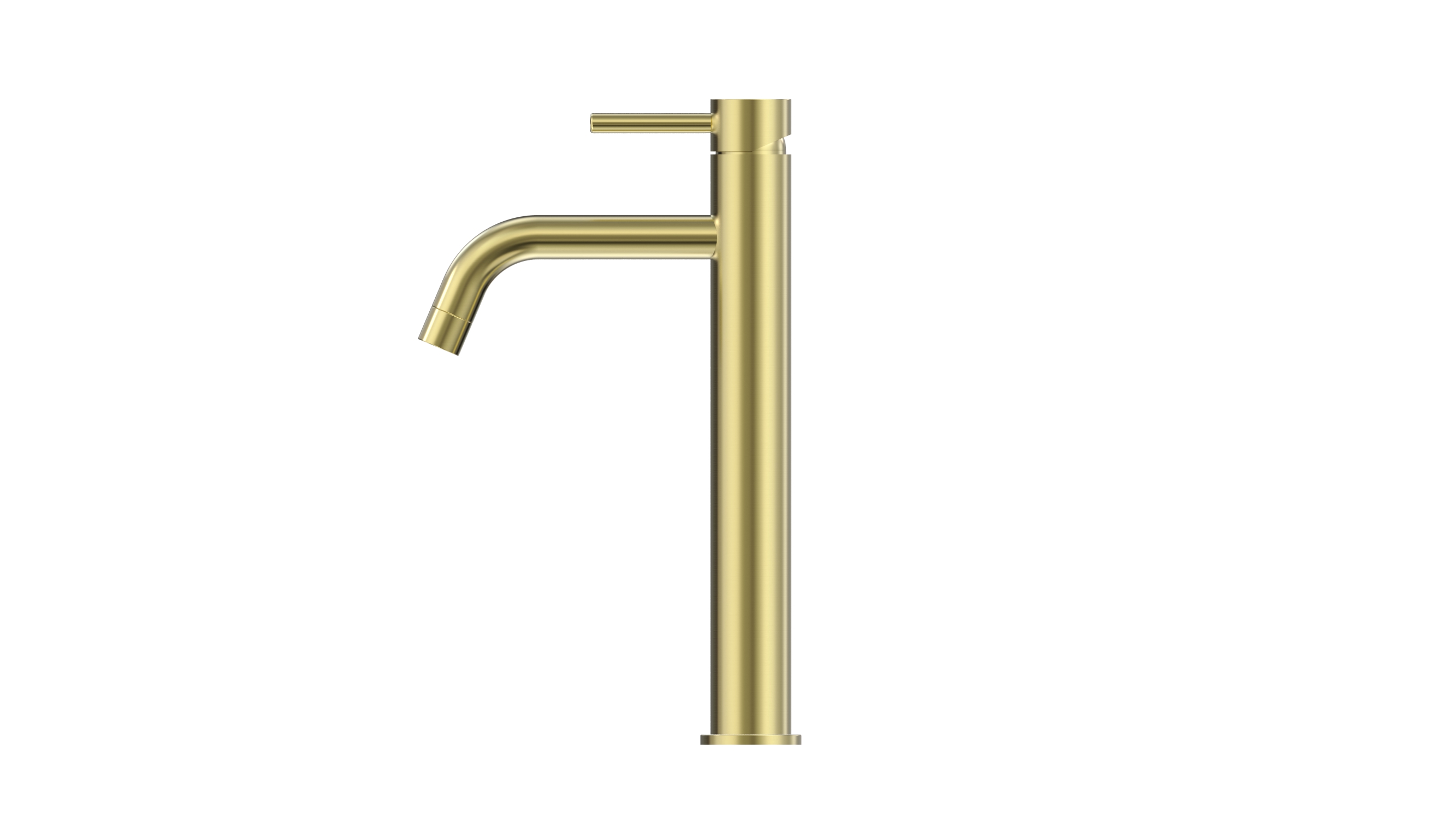 BASIN FAUCET INOX Q1 TALL LIGHT GOLD