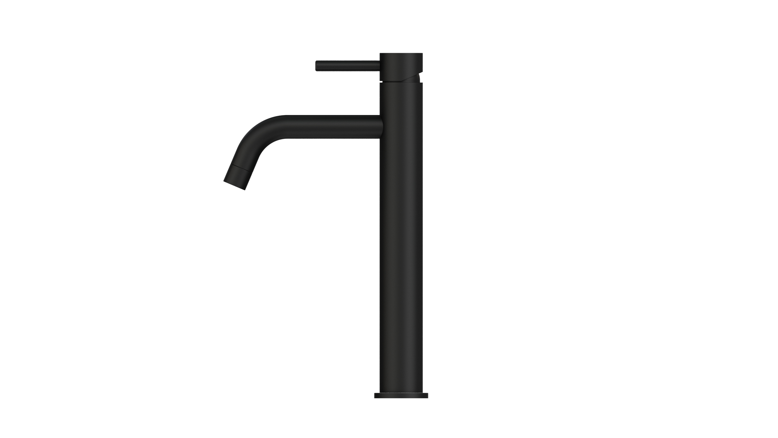 BASIN FAUCET INOX Q1 TALL MATT BLACK