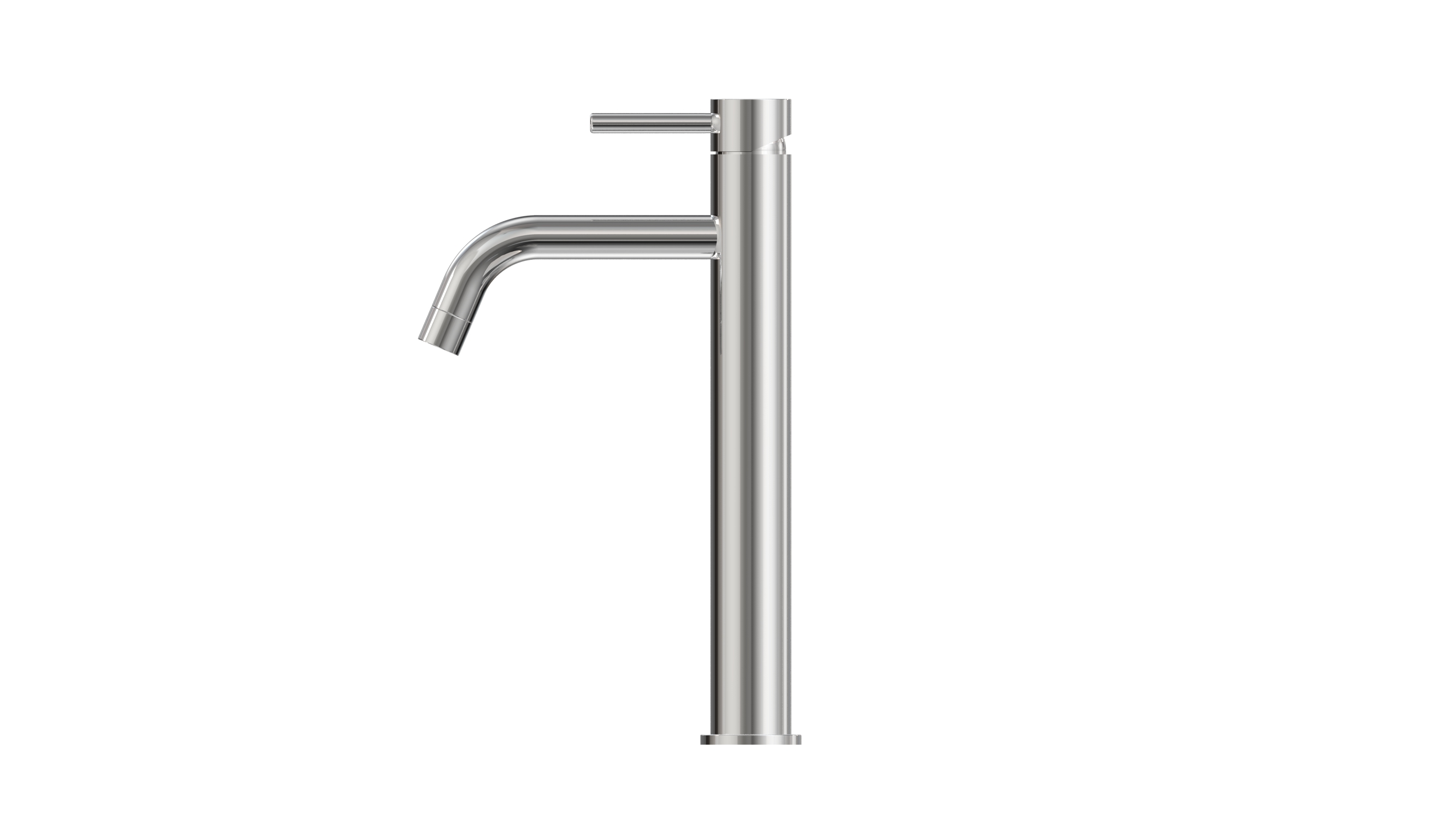 BASIN FAUCET INOX Q1 TALL POLISHED