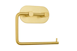 cello Toalettpapirholder messing selvklebende rund