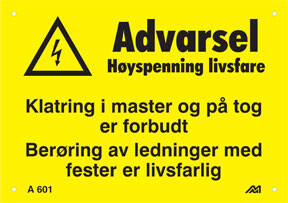 Klarting i master og tog er forbudt