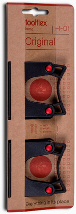 Veggbrakett Toolflex 20-30mm, 2stk pk