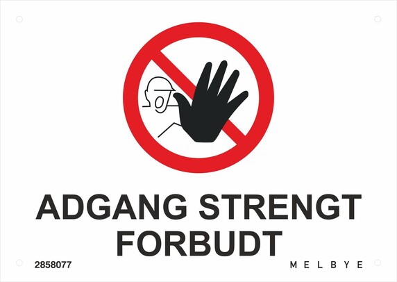 Adgang strengt forbudt