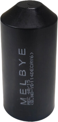 Endehette varmkrymp 40/15 mm