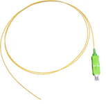 Fiberhale SM SC/APC 1m G657A Gul 900µm LSZH