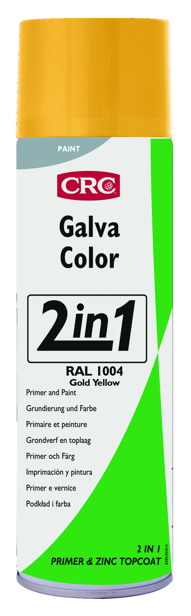 GALVACOLOR CRC 500ml RAL1004  YELLOW