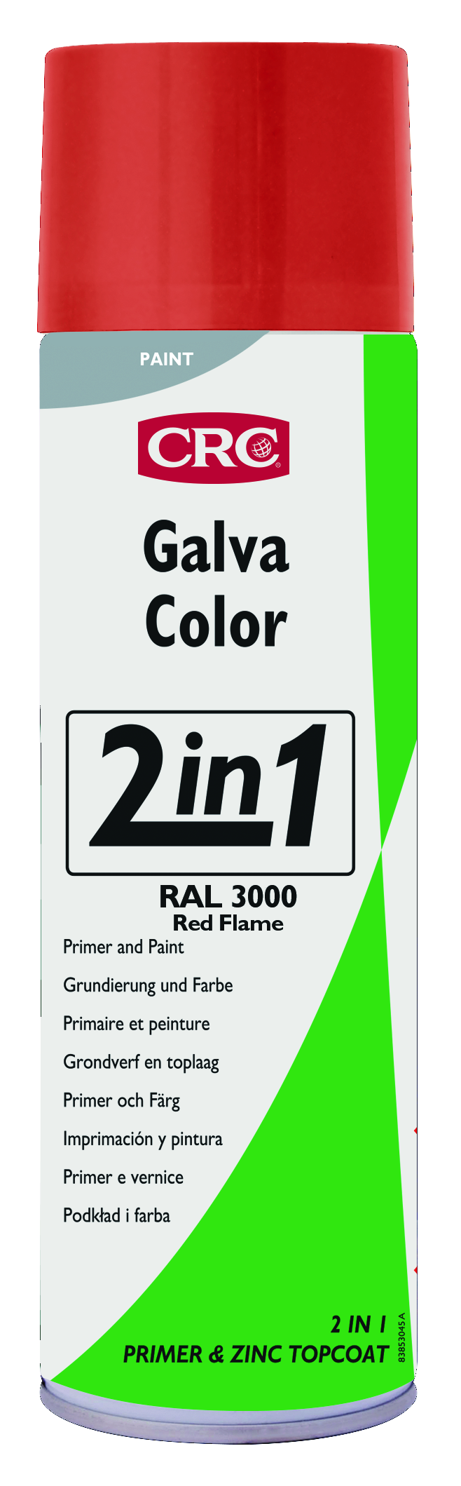 GALVACOLOR CRC 500ml RAL3000  RÖD