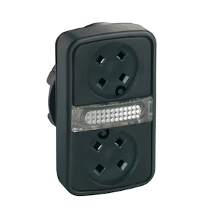 schneider electric Dobb.tr.kn f/lys sorte kn u/ka zb5aw7a9