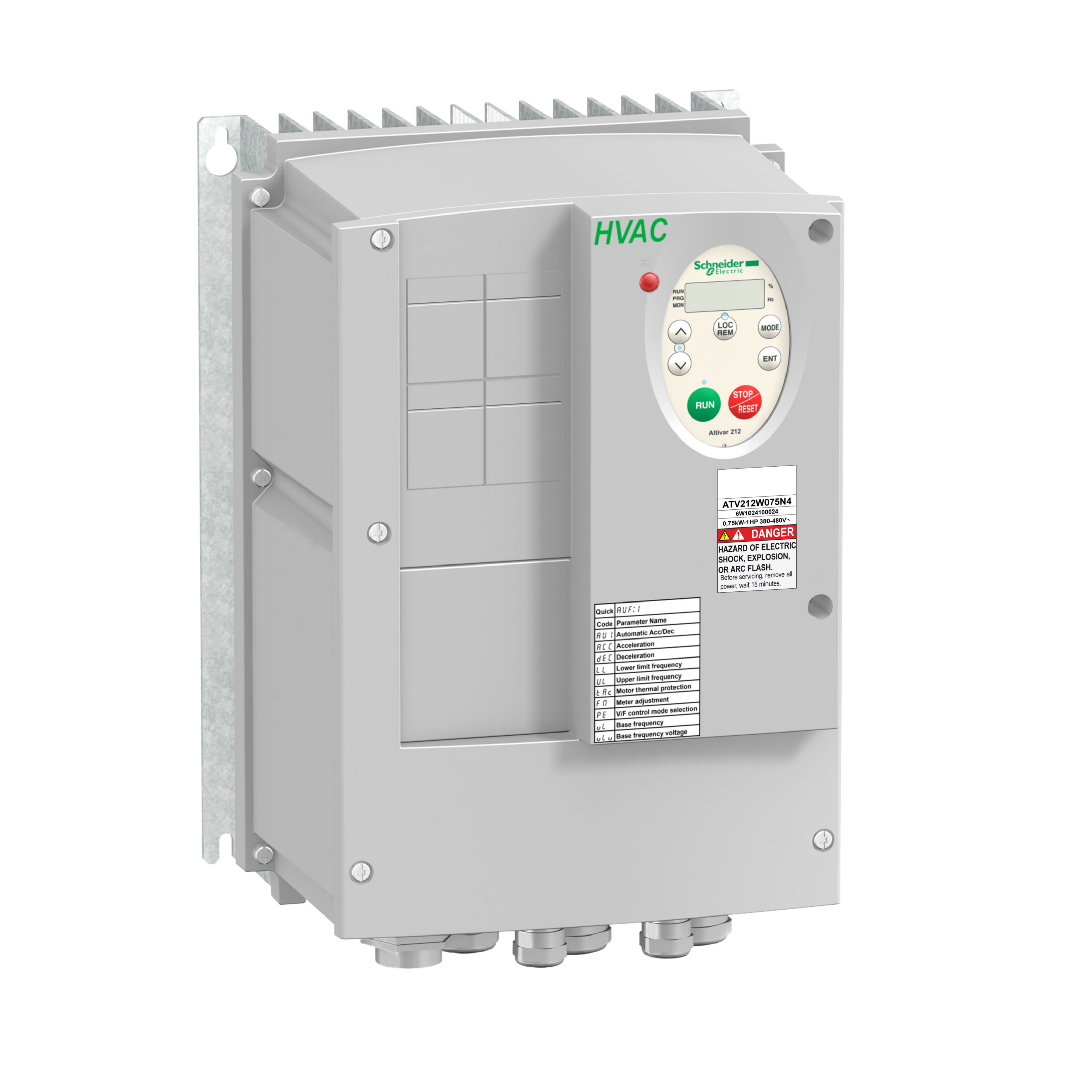 ATV212 400V 0.75KW MEMC IP54 ATV212W075N4