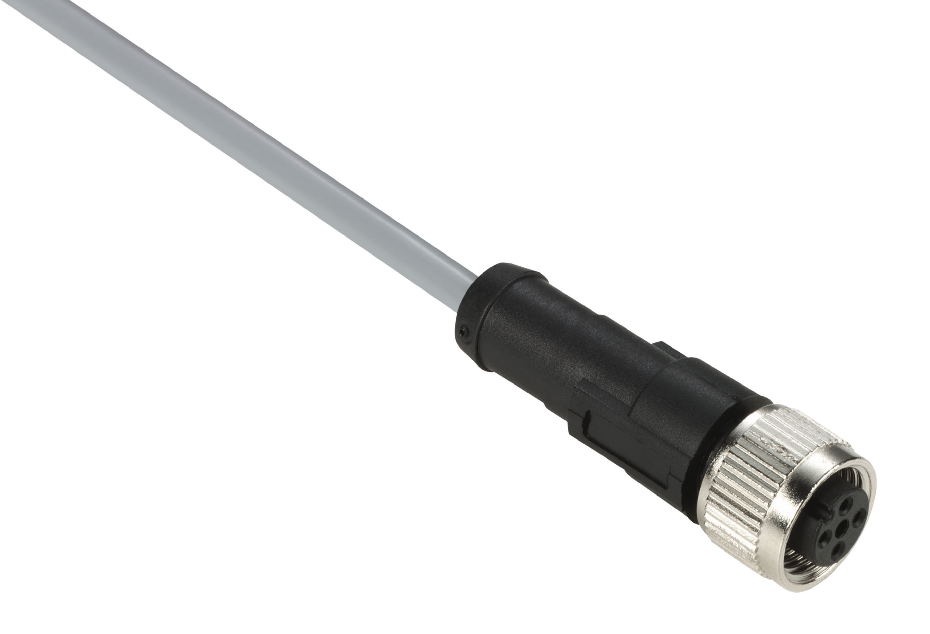 telemecanique Pvc kabelhun, m12, 4,10m xzcpv1141l10