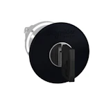 SOPPHODE M/NØKKEL SORT Ø40MM ZB4BS12