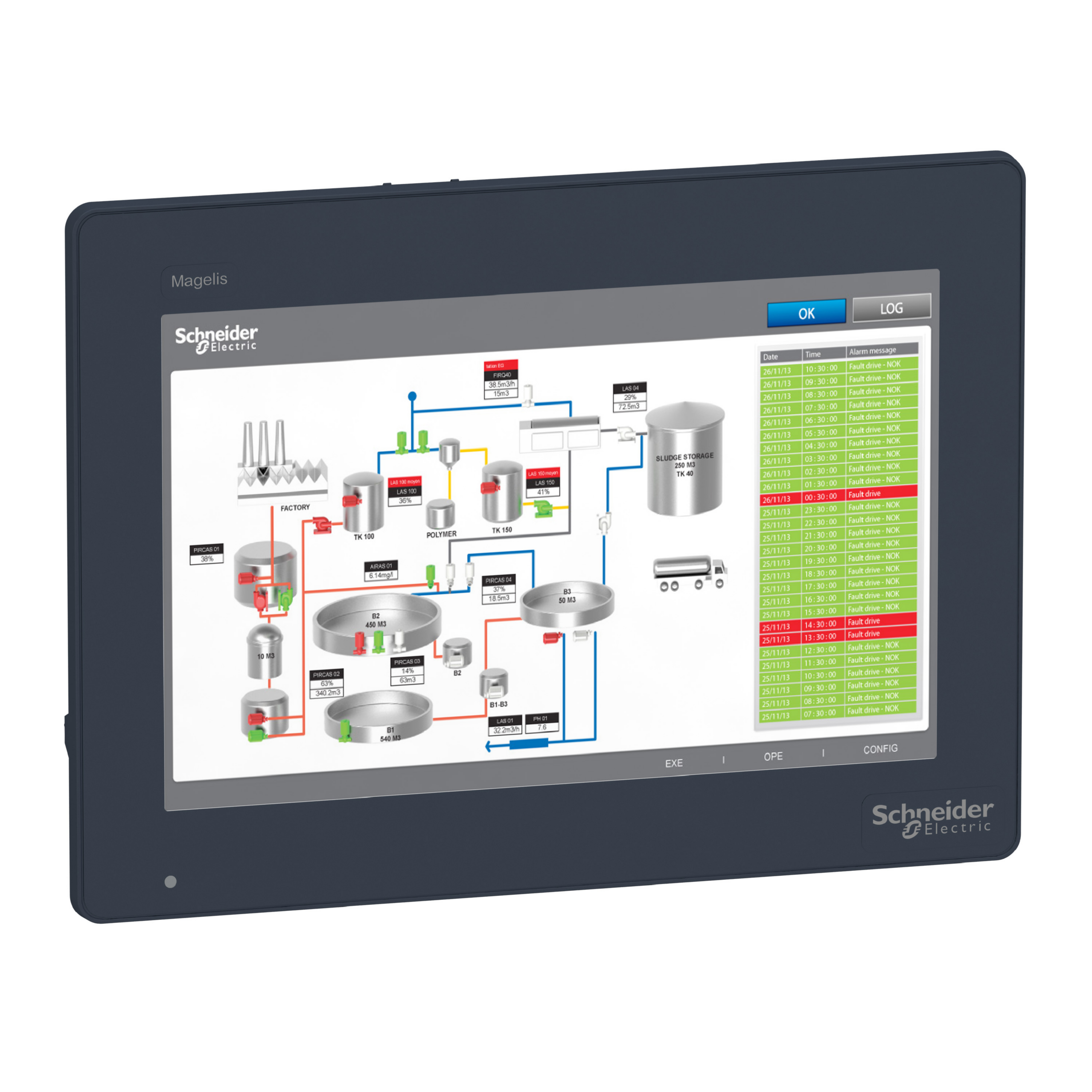 schneider electric Panel 10tum touch wxga