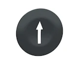TRYKKNAPPKALOTT ZBA7235 SORT MRK HVIT PIL